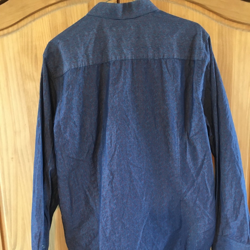 EUC BARIII SlimFit dress shirt 16-16 1/2, 34-35, L - Picture 6 of 6
